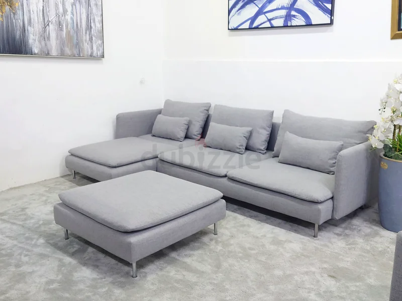 IKEA SODERHAMN Four seater L Shape sofa with Footstool dubizzle