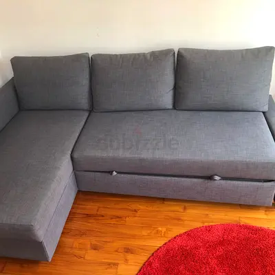 L shape sofa bed with storage