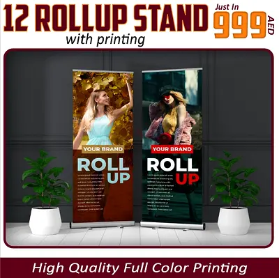 Customizable Rollup Stands for Promotions