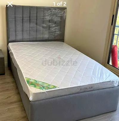 Comfort and Style: Modern Bed Set with Mattress 120x190 cm