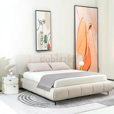 Modern fabric bed