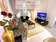 For Rent Monthly A fully furnished One-bedroom Two-bathroom apartment in Al Muailah