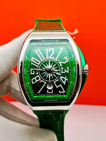 Luxury Franck Muller Yachting Watch with Stunning Green Dial
