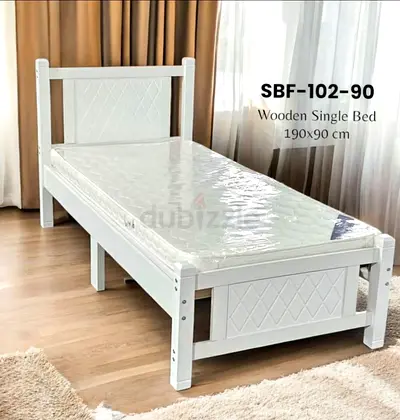 SINGLE WOOD BED BRAND NEW