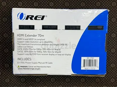 OREI 4K HDMI over Ethernet Extender  ( Range 230 feet )