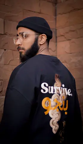 Survive in Style-Pure Cotton-Oversized T-Shirt-Super Comfortable.