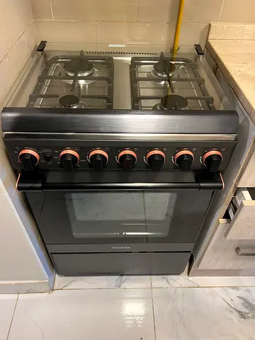 Toshiba TBA-24BMG4G089KS-SA, 60 x 60 cm 4-Gas Burner Cooking Range With Gas Oven And Grill