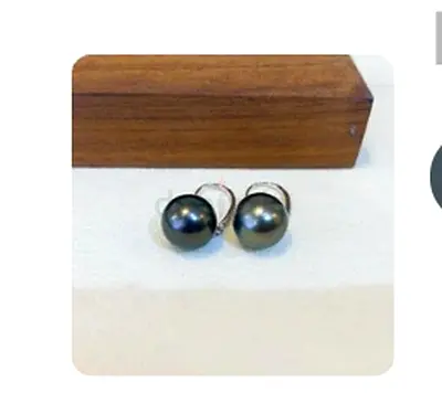 Original pearl silver earrings
