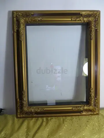 VINTAGE GOLD PICTURE FRAME 37cm x  46cm