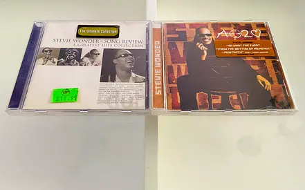 2 Stevie Wonder Music CD’s
