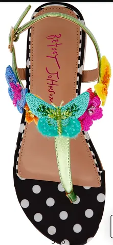 Betsey Johnson Halie T strap sandal