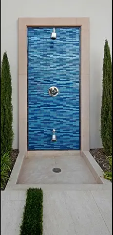 Stunning Outdoor Shower Panel for Your Pool Garden Oasis
