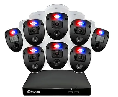 Home 8 Camera 8 Channel 1080p Full HD DVR Security System