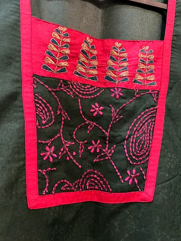 Embroider Green Indian Kurta with Intricate Designs (Indian Dress)