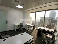 Premium Furnished Office for Rent | Sheikh zayed Road | Skyline View