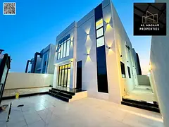 For sale, a luxurious, modern two-story villa, including registration and ownership fees, high-end f