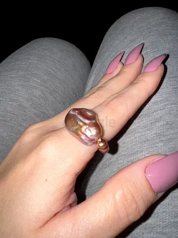 Baroque Pearl Ring