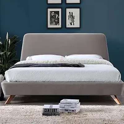 Upholstered Platform Low Profile Bed King Size | Bed King Size |