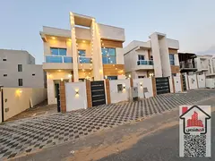 Villa for rent in Ajman, Al Zahya area, consisting of two floors, a council, a hall, a kitchen, five