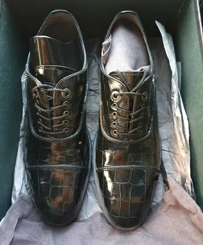 Stylish Black Formal Shoes with Box
