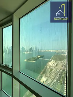 Sea view, 2 master bedroom apartment + balcony + air conditioning, swimming pool, gym and free parki
