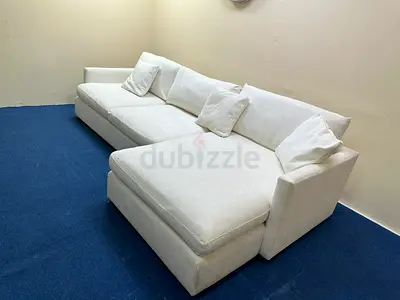 Excellent condition cratebarrel lshape sofa