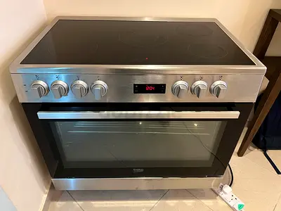 Beko GF17300GXNS, 90cm Electric Range Cooker with Ceramic Hob - Stainless Steel | FREE DELEVIRY