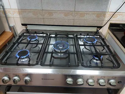 High-Quality 5-Burner Gas Stove for Quick Cooking