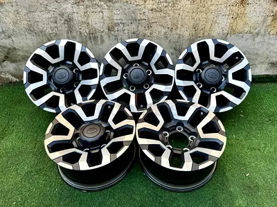5x brand new original Toyota 70 series 16” alloy rims