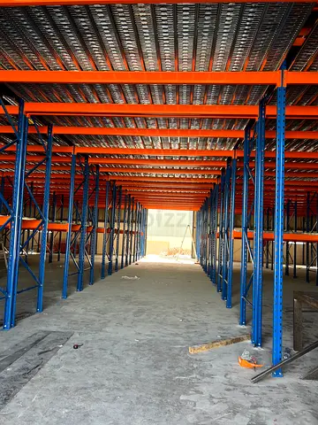 Used Heavy Duty Racks and Shelves with Mezzanine Floor