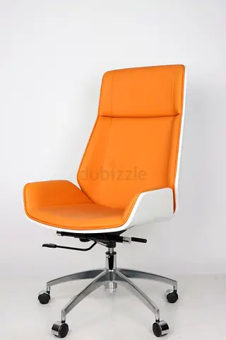 Sleek and Stylish Orange Office Chair
