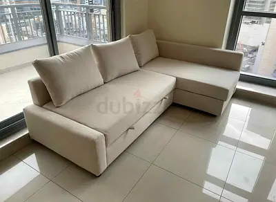Sofa cum bed with storage