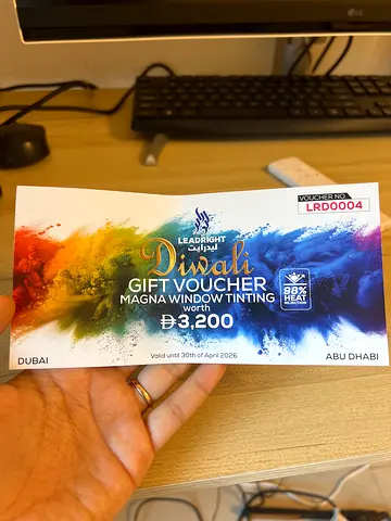 Gift Voucher – AED 3,200 Magna Window Tinting (Dubai/Abu Dhabi)
