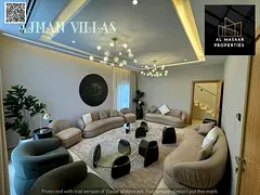 For sale, a luxurious, modern villa with large spaces and high-end finishes.