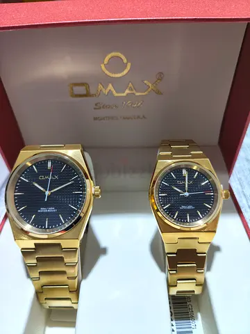 Elegant Omax Couple Watches Set