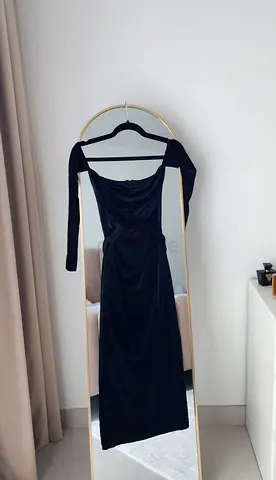 Velvet event dress