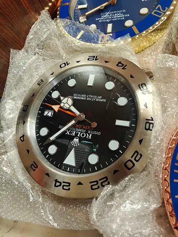 Wall clock Rolex luxury