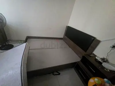 Stylish King Size Bed with Storage Option with 2 side table and dressing table with chair for Sale