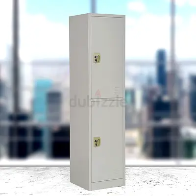 Stylish Two-Door Metal Locker for Perfect Storage Solution
