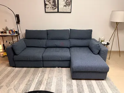 IKEA ESKILSTUNA L-shape sofa-bed with storage