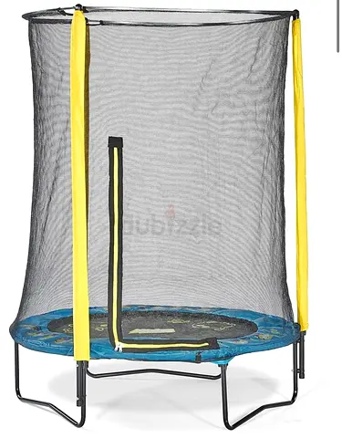 Plum Minions 4.5Ft Trampoline With Enlosure