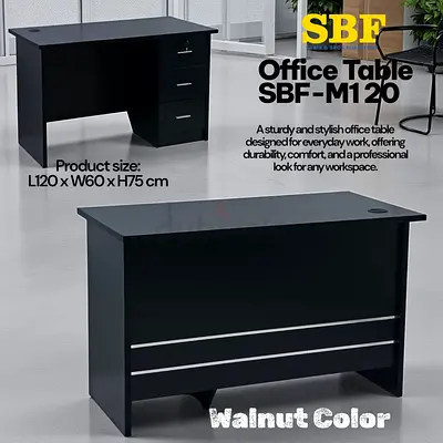 Modern Walnut Office Table for Sale!