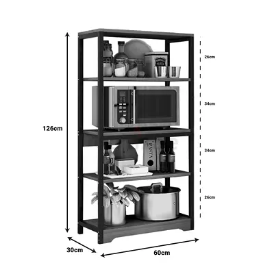 Stylish Multi-Functional Kitchen Storage Rack