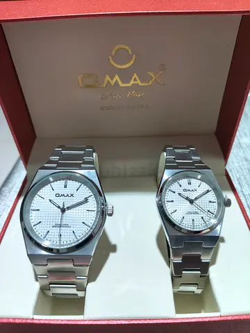 Elegant Omax Matching Watch Set - Timepieces for Him and Her!
