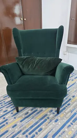 IKEA green arm chair like new