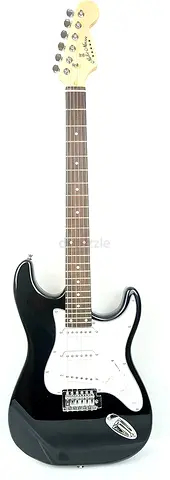 Sleek Black Electric Guitar for Sale