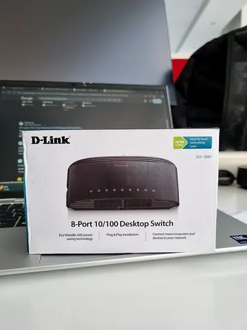 D-Link 8-Port 10/100 Desktop Switch - Reliable Networking Solution