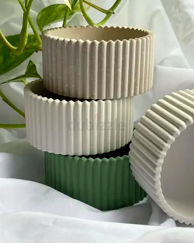 Candle ceramics jars
