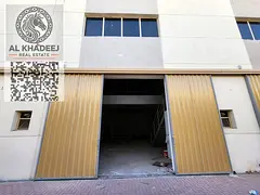 Brand-new warehouse for annual rent in Al Jurf Industrial 2 – prime location, 2,500 sq. ft., 25 kW