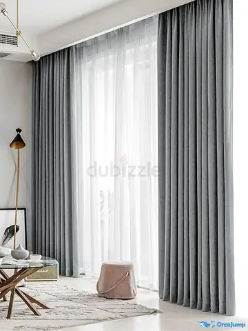 Elegant Gray Curtains for a Modern Touch